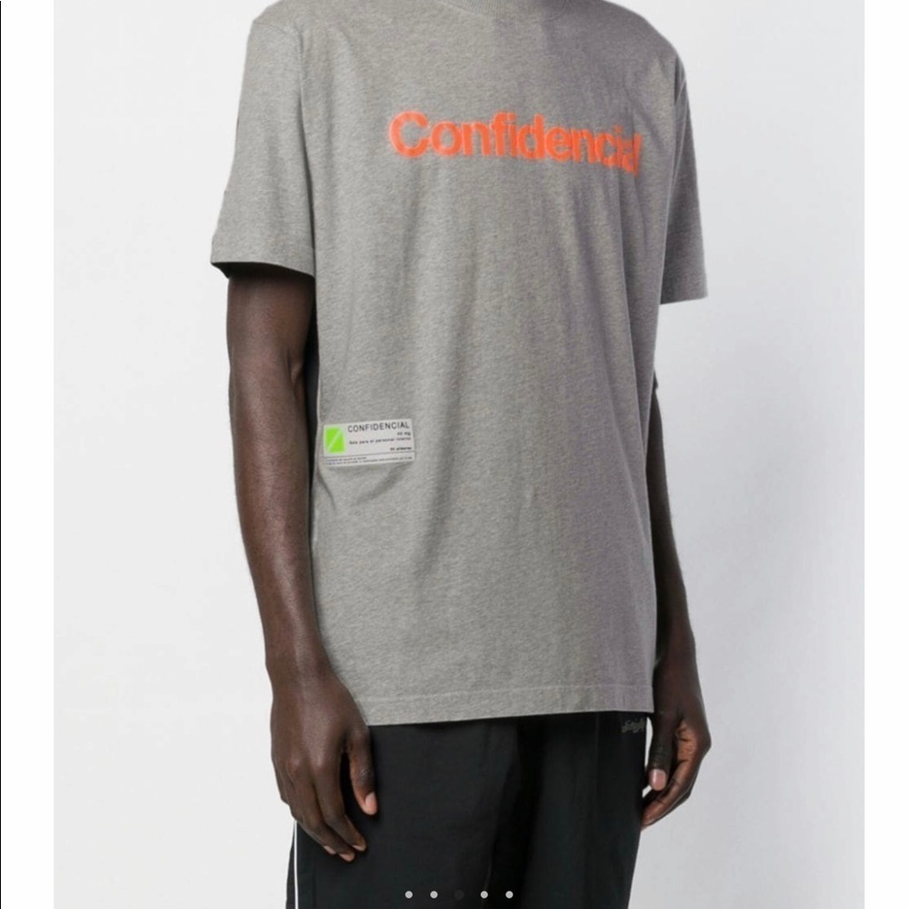 Marcelo Burlon Slogan Print T-Shirt - Picture 2 of 8